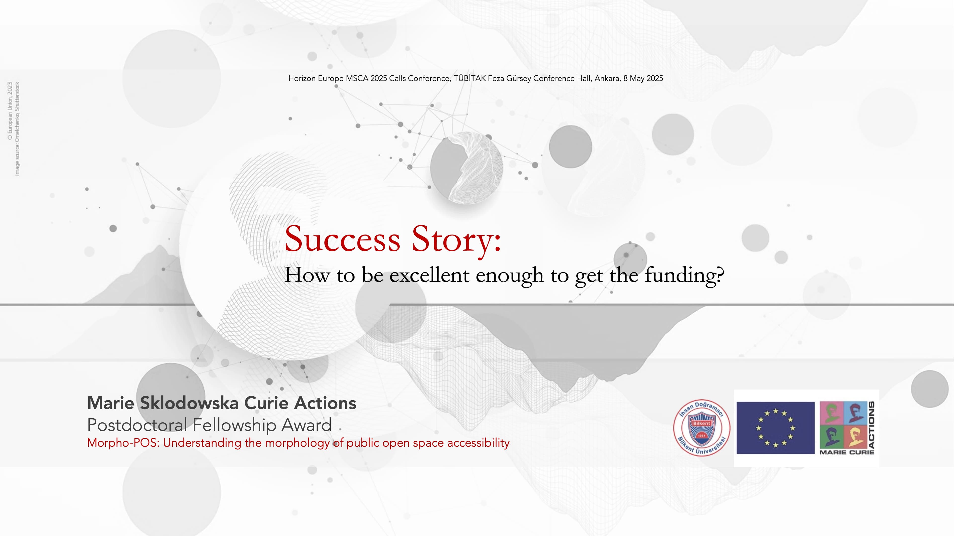 Cover image for MSCA Success Story at TÜBİTAK Conference